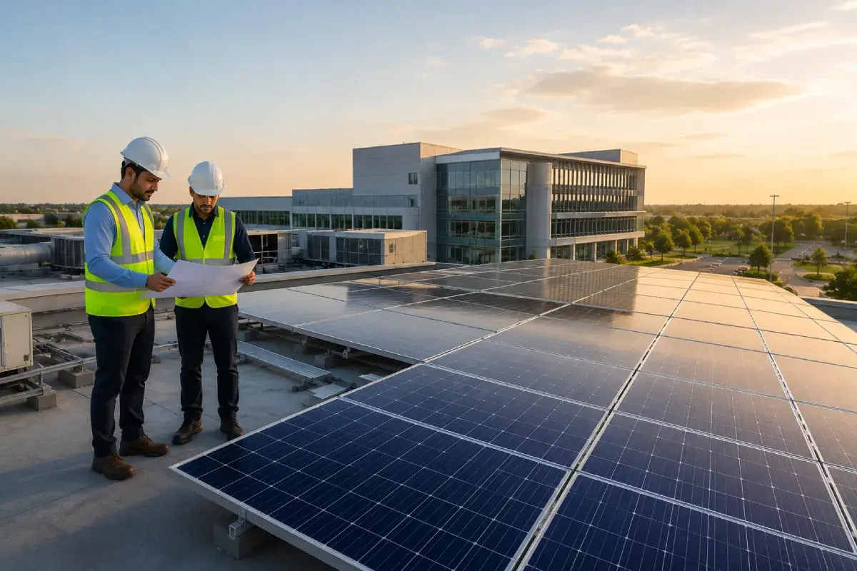 Commercial Solar | Nature Grid Energy Commercial Solar solar installation