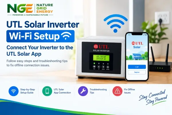 UTL Solar Inverter Wi-Fi Setup: Connect Your Inverter to the UTL Solar App UTL Solar Inverter Wi-Fi Setup: Connect Your Inverter to the UTL Solar App